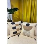 Punch Nakışlı 2 Adet Kırlent Kılıfı - 43 x 43 cm - Lacivert