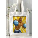 Punch Out Oyun Baskılı Omuz Çanta Kişiye Özel Model 2