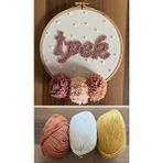 Punch Passion İsme Özel Bebek/Çocuk Odası Kapı Süsü 30 cm - Tek Ebat - Tarçın