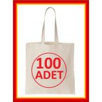 Punch Pazarı 100 Adet Baskısız Ham Bez Çanta 35X40 Kulplu Boyama Omuz Plaj Ekmek Alışveriş Çantası Çanta - Açık Krem
