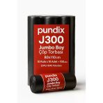 Pundix J300 Jumbo Boy Çöp Torbası 10 Rulo Paket (Her Ruloda 10 Adet) Dayanıklı, Sızdırmaz Ve Geniş Hacimli Çöp Poşeti
