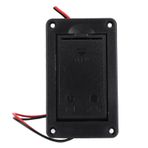 PUNELE 9v Pil Tutucu Için Gitar Pil Tutucu 9v Gitar 9×5×3 9v Pil Tutucu Kılıf Kutusu Kapak Için Gitar Bas Aktif Pikap konektörü