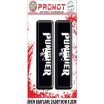 Punısher Ön Maşa 3D Kabartmalı 2'li Damla Sticker 1