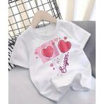 Punix Kids Punıx Kids Özel Seri Hey Sugar Kalp Şekeri Baskılı %100 Pamuk Kız Çocuk Yeni Sezon T-Shırt - Beyaz - 3 Yaş
