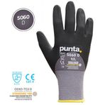 PUNTA 5060D Nylon/Spandex Astar Üzeri 3/4 Dotlu Mikro Köpük Nitril Kaplı İş Eldiveni