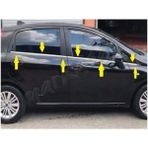 Punto Cam Çitası Krom 6 Parça 2006 2007 2008 2009 2010 2011 2012 2013 2014 2015 2016 2017 2018 2019