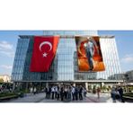 Punto Dizayn Atatürk Baston ve Fotor Şapkasiyla Bayrak ve Türk Bayrağı Premium Raşel Kumaş 2'li Set 10X15 Metre ATA74