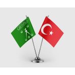 Punto Dizayn Barbaros Hayreddin Paşa ve Türkiye Bayrağı Ikili Saten Masa Bayrağı Takımı