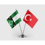 Punto Dizayn Batı Trakya Bağımsız Hükümeti ve Türk Bayrağı Ikili Saten Masa Bayrağı Takımı