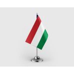 Punto Dizayn Macaristan Devleti Tekli Saten Masa Bayrağı Seti