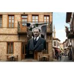 Punto Dizayn Mustafa Kemal Atatürk Portre Poster Poster Bayrak Premium Raşel Kumaş 300x450cm ATA38