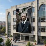Punto Dizayn Mustafa Kemal Atatürk Portre Poster Poster Bayrak Raşel Kumaş 6x9 Metre ATA38