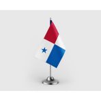 Punto Dizayn Panama Devleti Tekli Saten Masa Bayrağı Seti