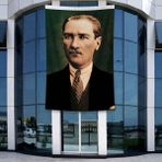 Punto Dizayn Sivil Başkumandan Gazi Mustafa Kemal Atatürk Poster Bayrak Raşel Kumal 4x6 Metre Ata6