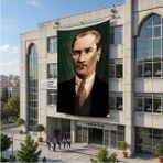 Punto Dizayn Sivil Başkumandan Gazi Mustafa Kemal Atatürk Poster Bayrak Raşel Kumaş 6x9 Metre Ata6