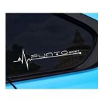 Punto Yan Cam Sticker Oto Kapı Çıkartma Tuning oto 20 cm x 7 cm 25tl yazı 141