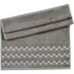 Pupilla Collection Azra Bambu 50*90 Tekli Yüz Havlusu - Gri - 50 x 90 cm