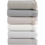 Pupilla Collection Bernini %100 Pamuk 40*60 6'Lı El Havlusu / Mutfak Havlusu - Asorti - 40 x 60 cm - Çok Renkli