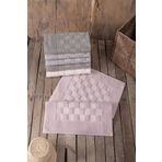 Pupilla Collection Damalı %100 Pamuk 50X70 6'Lı Ayak Havlusu - Asorti
