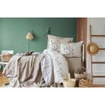 Pupilla Collection Diaro 5 Parça Battaniyeli Nevresim Takımı - 200 x 220 cm - Kahverengi