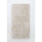 Pupilla Collection Ninna 50*90 Tekli Nakışlı Penye Yüz Havlusu - Bej - 50 x 90 cm
