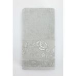 Pupilla Collection Ninna 50*90 Tekli Nakışlı Penye Yüz Havlusu - Gri - 50 x 90 cm