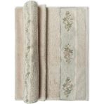 Pupilla Collection Nish %100 Pamuk 50*90 Tekli Yüz Havlusu - Somon - 50 x 90 cm