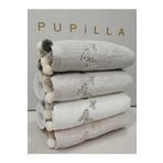 Pupilla Collection Ponponlu El Havlusu 4 Adet 50x90cm %100 saf Pamuk Gramajlı