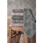 Pupilla Collection Pupilla 6'li Jakarlı Mikanos Havlu Takımı 50x90 Cm