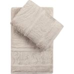 Pupilla Collection Single Bambu 2'li Banyo Havlu Seti (50*90+70*140) - Krem - 50 x 90 cm