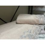 Pupilla Güpürlü El Yüz Havlusu - 50 x 90 cm - Açık - Pembe