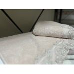 Pupilla Güpürlü El Yüz Havlusu - 50 x 90 cm - Açık Pudra