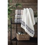 PUPİLLA JAKARLI PENYE HAVLU 50*90 PAVİYA (4 adet)