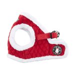 Puppia Noel sofra takımı - Noel için yumuşak yelek tabak çanak - küçük ve orta boy köpekler için tabak çanak - kırmızı kareli, m