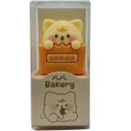 pupu bakery 3d silikon renkli kalemtıraş jiggly puff - Sarı