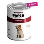 Pupzo 6x415 gr Dana Etli Ve Parça Etli Yavru Köpek Konservesi