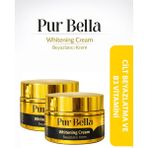 Pur Bella Whitening Cream 2 'li – Leke Karşıtı Aydınlatıcı Beyazlatıcı Krem | Kojik Asit, Alpha Arbutin & B3 vitamin