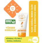 Pur Monde Doğal Mineral Filtreli 50 Spf Bebek Güneş Kremi 75 ML
