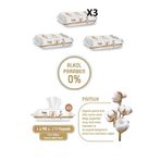 Pure Baby Wet Wipes Organic Cotton Bebek Islak Mendili 90'Lı 3 Paket (90X3) 270 Yaprak