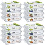 Pure Baby Wipes 16x50 Yaprak Meyveli Islak Mendil