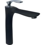 Pure Concept Siyah Tezgah Üstü Çanak Lavabo Armatürü