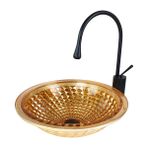 Pure Concept Y GLS-107 Dekoratif Gold Cam Lavabo