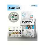 Pure Life Plus Büyük Irk Yavru Somonlu Köpek Maması 2,5 Kg + Ödül + Biotin Damla Eko Paket