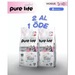 Pure Life Plus Kısırlaştırılmış Yetişkin Kedi Maması Karışık Paket 1.5 Kg X 2