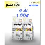 Pure Life Plus Kitten Tavuklu Yavru Kedi Maması 1.5 Kg X2