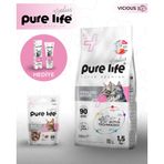 Pure Life Plus Somonlu Kısır Kedi Maması 1,5 Kg + Paste + Ödül Maması Hediyeli PURECAT-A09