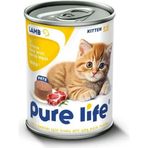 Pure Life Yavru Kuzu Etli 20x400 gr Kedi Konserve Maması