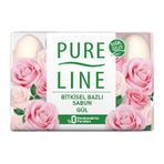Pure Line Gül 4x70 gr Katı Sabun