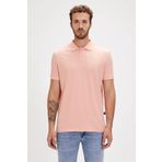 Pure Polo Yaka Pembe Erkek Tişört