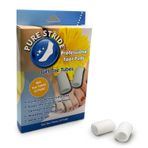 Pure Stride Jel burun tüpleri, profesyonel ayak pedleri, çekiç parmakları, bunyonlar, mısır, kabarcıklar için yastık koruyucuları, ayak parmağı ayırıcı yastıklar, 2 ped (küçük)